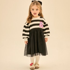 케어베어 여아용 하모니베어 밍크기모 샤원피스