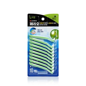 페리오 치간칫솔 L자형 M 1.2mm, 10개입, 1개