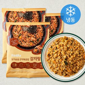 Rally 닭가슴살 곤약볶음밥 감자탕맛 (냉동), 200g, 3개