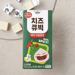 서울우유 치즈큐빅 파티 리얼청양, 87g, 1개