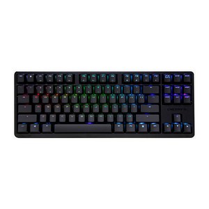 CHERRY 기계식 유선 텐키리스 키보드, 블랙, G80-3000S TKL RGB, 청축