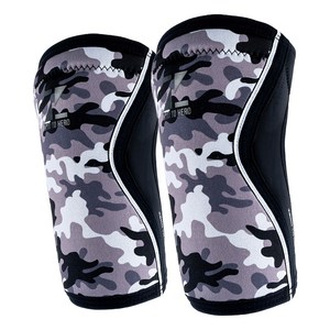 제로투히어로 ZX 네오프렌 무릎 보호대 5mm 2p, Grey camo, 1개