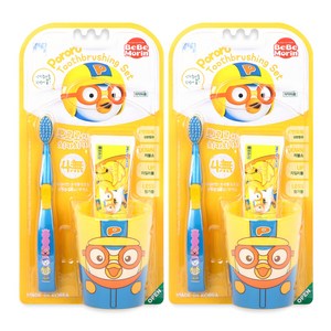 베베모린 뽀로로와 함께 치카치카 유아 양치세트, 2세트