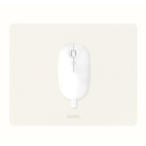 엑토 마일드 생활방수 논슬립 가죽 마우스 패드 MP-52, MP-52아이보리, 1개