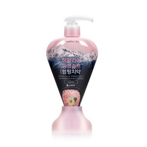 히말라야 핑크솔트 펌핑치약 플로럴, 285g, 1개