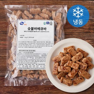 하늘푸드 숯불바베큐바 (냉동), 1kg, 1개