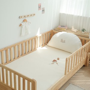 이몽 유아용 건조기 가능 양면 방수패드, 베이지, 1개