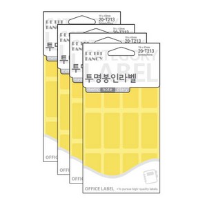 쁘띠팬시 봉인라벨 20-T213 5p, 4개