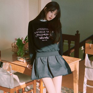 로라로라 LACE FLARE MINI 스커트