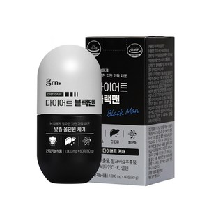 GRN 다이어트 블랙맨 60g, 1개, 60캡슐