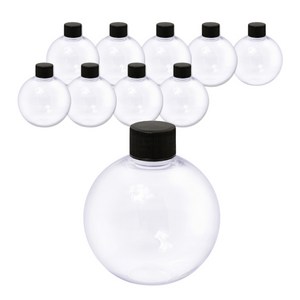 카페로메오 볼형 더치커피 투명 용기, 250ml, 10개