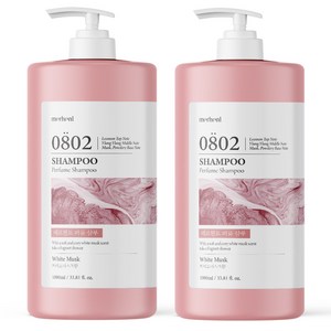 메르헨트 대용량 퍼퓸 샴푸 화이트머스크, 2개, 1L