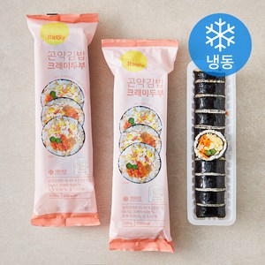 Rally 곤약김밥 크래미두부 (냉동), 220g, 2개