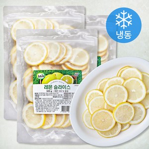 뉴뜨레 레몬 슬라이스 (냉동), 500g, 3개