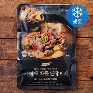 사리원 차돌된장찌개 (냉동), 500g, 1개