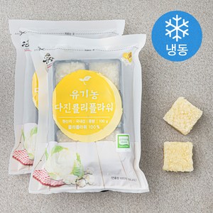 우리땅 유기가공식품 인증 다진 콜리플라워 (냉동), 100g, 2개