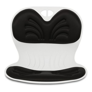 청심의자 컴포터블 커브와이드 C70 킹라지 자세교정의자, 블랙