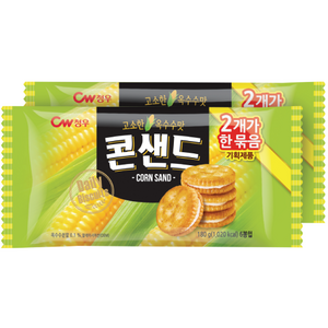 청우식품 콘샌드, 180g, 2개