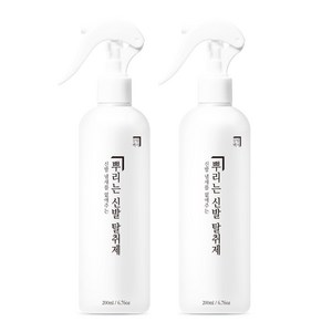 살림백서 뿌리는 신발탈취제 본품, 2개, 200ml