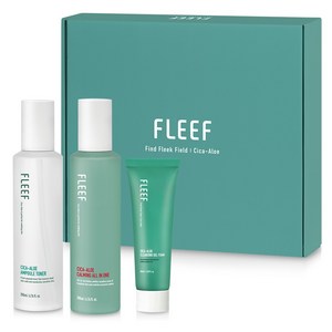 플리프 시카 알로에 스킨케어 앰플 스킨토너 200ml + 카밍 올인원 200ml + 클렌징 젤 폼 50ml 카밍 선물세트, 1세트