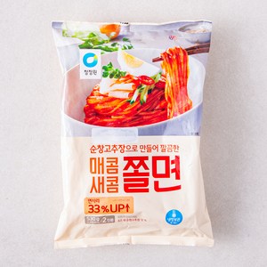 청정원 매콤새콤 쫄면 2인분, 530g, 1개