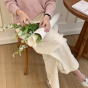 앤드스타일 여성용 컴포코튼 롤업커프스 뒷밴딩 팬츠 261956