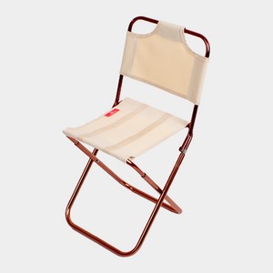카디움 두랄루민 등받이형 미니 의자 ES-711, 아이보리, 1개