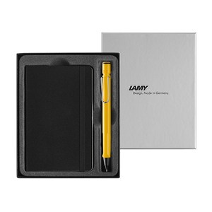 LAMY 사파리 샤프 + 노트 기프트 세트, 옐로우, 1세트