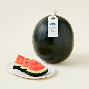 프리미엄 흑수박, 6kg 미만, 1개