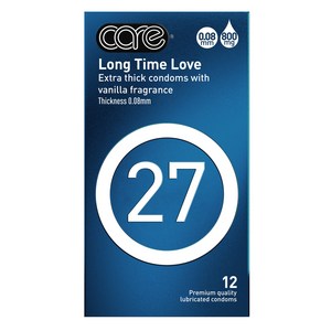 care 27 롱 러브 콘돔 0.08mm, 12개입, 1개