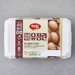 하림 동물복지 인증 유정란 780g, 15구, 1개