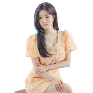 여성용 수제 레이스 통가발 긴앞머리 롱레이어드 허쉬컷, 핑크바이올렛, 1개
