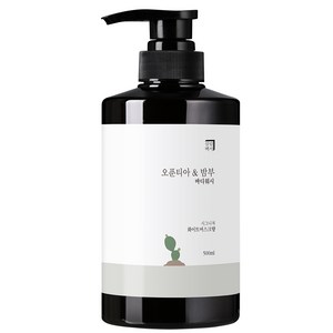 살림백서 오푼티아 앤 밤부 바디워시 화이트머스크향, 500ml, 1개