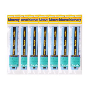 키모니 하이소프트 EX 오버 배드민턴 그립 KGT100 7p, 스카이