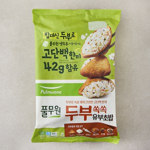 풀무원 두부쏙쏙 유부초밥, 465g, 1개