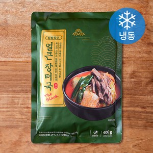 집밥장인 얼큰 장터국 더블랙 (냉동), 600g, 1개