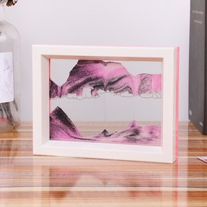 참리빙 모래멍 액자, 흑백적