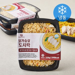 다즐샵 닭가슴살 도시락 220g x 5종 A세트 (냉동), 1세트