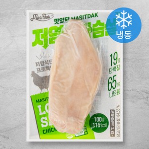 맛있닭 저염 닭가슴살 (냉동), 100g, 1개