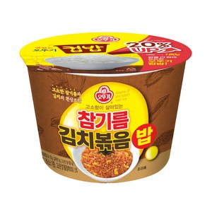 오뚜기 컵밥 참기름 김치볶음밥, 259g, 1개