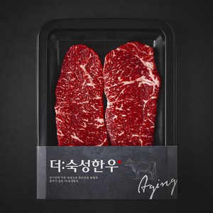 더숙성한우 국내산 채끝 2등급 구이용 (냉장), 200g, 1개