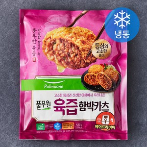 풀무원 육즙 함박카츠 (냉동), 420g, 1개