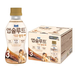 매일유업 앱솔루트 명작 2FL 액상 분유 3단계 240ml x 6입 + 니플 세트, 6개