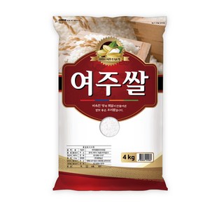 경기 여주쌀 백미, 4kg, 1개