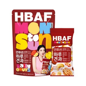HBAF 먼투썬 하루견과 브라운 10p, 200g, 1개