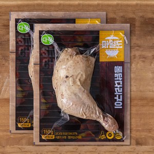 다향오리 통닭다리구이 마일드, 150g, 2개