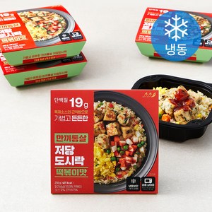 한끼통살 저당 도시락 떡볶이맛 (냉동), 250g, 5개