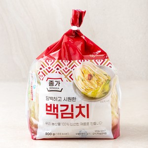 대상 종가 백김치, 900g, 1개