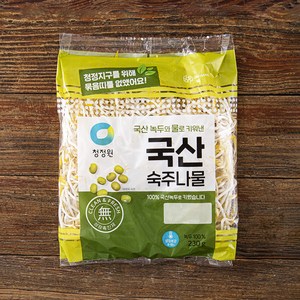 청정원 국내산 숙주나물, 230g, 1개