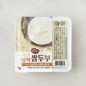 맑은물에 국내산 담백 쌈두부, 100g, 1개